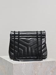 YSL Loulou Small Chain Black Bag 23 x 17 x 9 cm - 4