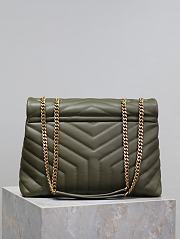YSL Loulou Bag Green Gold 31cm - 3
