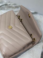 YSL Small Loulou Bag Nude Gold 23x17x9cm - 2