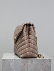 YSL Loulou Bag Nude Gold 31cm - 6