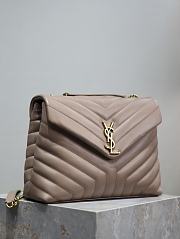 YSL Loulou Bag Nude Gold 31cm - 5