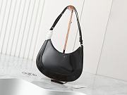 Tory Burch Robinson Spazzolato Black Bag 27x20x7cm - 3