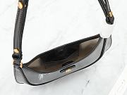 Tory Burch Robinson Spazzolato Black Bag 27x20x7cm - 2
