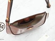 Tory Burch Robinson Spazzolato Brown Bag 27x20x7cm - 5
