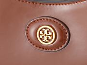 Tory Burch Robinson Spazzolato Brown Bag 27x20x7cm - 3