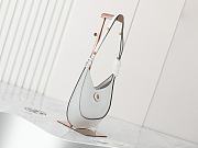 Tory Burch Robinson Spazzolato White Bag 27x20x7cm - 4