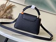 Louis Vuitton LV Capucines Black 23.5x14x8cm - 3