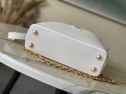 Louis Vuitton LV Capucines White 23.5x14x8cm - 4