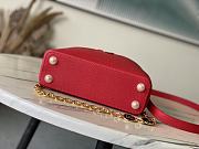 Louis Vuitton LV Capucines Red 23.5x14x8cm - 6
