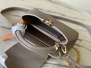 Louis Vuitton LV Capucines Grey 23.5x14x8cm - 3