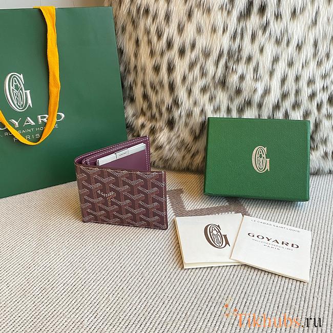 Goyard Saint-Florentin Wallet Purple 10.5x2.4x12cm - 1