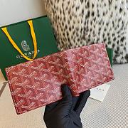 Goyard Saint-Florentin Wallet Red 10.5x2.4x12cm - 3