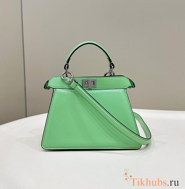 Fendi Peekaboo ISeeU Petite Green Bag 20x11x15cm - 1