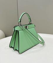 Fendi Peekaboo ISeeU Petite Green Bag 20x11x15cm - 2
