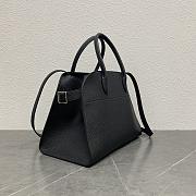 The Row Margaux Bag 12 Black Calfskin 32x17.5x24.5cm - 3