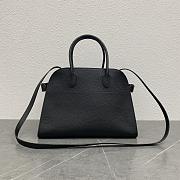 The Row Margaux Bag 12 Black Calfskin 32x17.5x24.5cm - 2