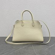 The Row Margaux Bag 12 White Calfskin 32x17.5x24.5cm - 5