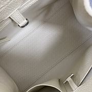 The Row Margaux Bag 12 White Calfskin 32x17.5x24.5cm - 3