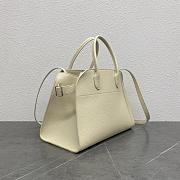 The Row Margaux Bag 12 White Calfskin 32x17.5x24.5cm - 2