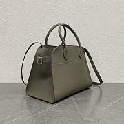 The Row Margaux Bag 12 Green Calfskin 32x17.5x24.5cm - 4