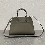 The Row Margaux Bag 12 Green Calfskin 32x17.5x24.5cm - 2