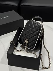 Chanel 25p Backpack Black Lambskin 18x13x9cm - 2