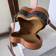 Celine Heart Tambour Bag 15x12x7cm - 3