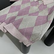 Gucci Viscose Lamé Wool Polo Top - 4
