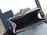 Dior Saddle Backpack With Flap Deep Gray 41x26.5x14.5cm - 6