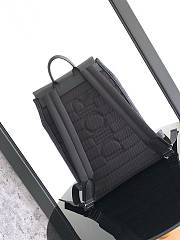 Dior Saddle Backpack With Flap Black 41x26.5x14.5cm - 3
