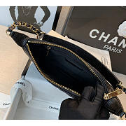 Chanel Caviar Timeless CC Pochette Black 25x14x5cm - 5