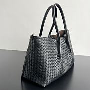 Bottega Veneta Pinacoteca Black Bag 43x23x17.5cm - 6