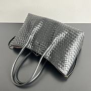 Bottega Veneta Pinacoteca Black Bag 43x23x17.5cm - 2