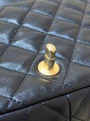Chanel Flap Bag Clutch Black Lambskin Gold 38cm - 2
