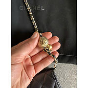 Chanel Wallet Chain Black Lambskin 12.5cm - 6