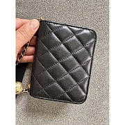 Chanel Wallet Chain Black Lambskin 12.5cm - 2