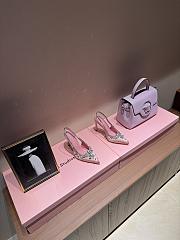 Gucci Women's Crystal Salon Pink Heel 10cm - 3