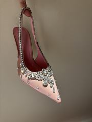 Gucci Women's Crystal Salon Pink Heel 10cm - 2