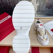 Roger Vivier Viv' On The Run Sneakers Leather Fabric - 4