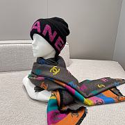 Chanel Multicolor Scarf 187x69cm - 5