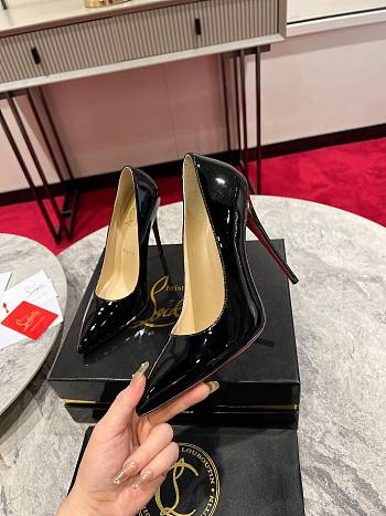 Christian Louboutin Kate Pumps Patent Black 100mm