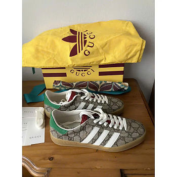 Adidas x Gucci Gazelle Beige GG Sneaker
