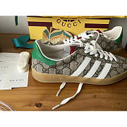 Adidas x Gucci Gazelle Beige GG Sneaker - 2