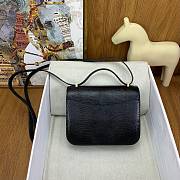 Hermes Constance Bag Black Lizard Gold 19cm - 2