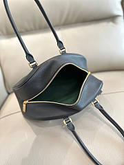 Burberry Small Shield Twin Bowling Bag Black 32x12.5x19.5cm - 6