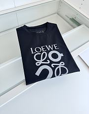 Loewe X On Black T-shirt - 4