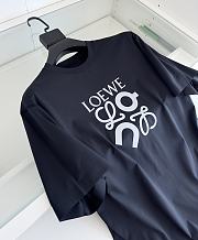 Loewe X On Black T-shirt - 3