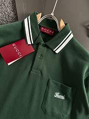 Gucci Polo Shirt Green - 4