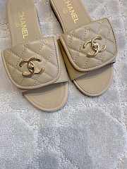 Chanel Beige Slides 05 - 5