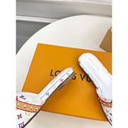 Louis Vuitton LV x TM 6AM Flat White Mule - 4